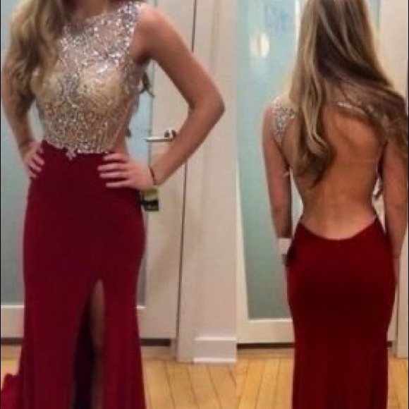 Beautiful Open Back Dress Custom - Picture 1 of 5